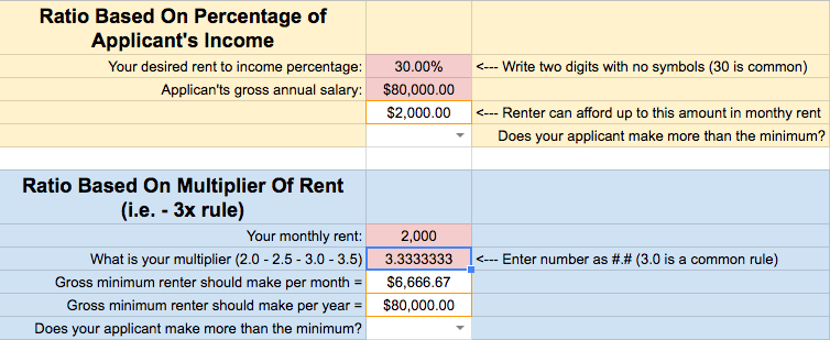 rent to income ratio calculator how much rent can your tenant
